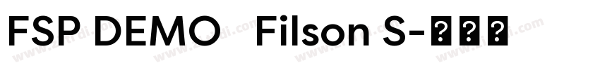 FSP DEMO   Filson S字体转换